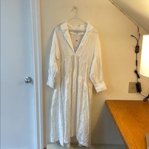 L’académie Los Angeles long white dress size S
